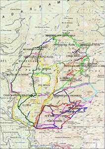 Rutas zona Canto Cochino